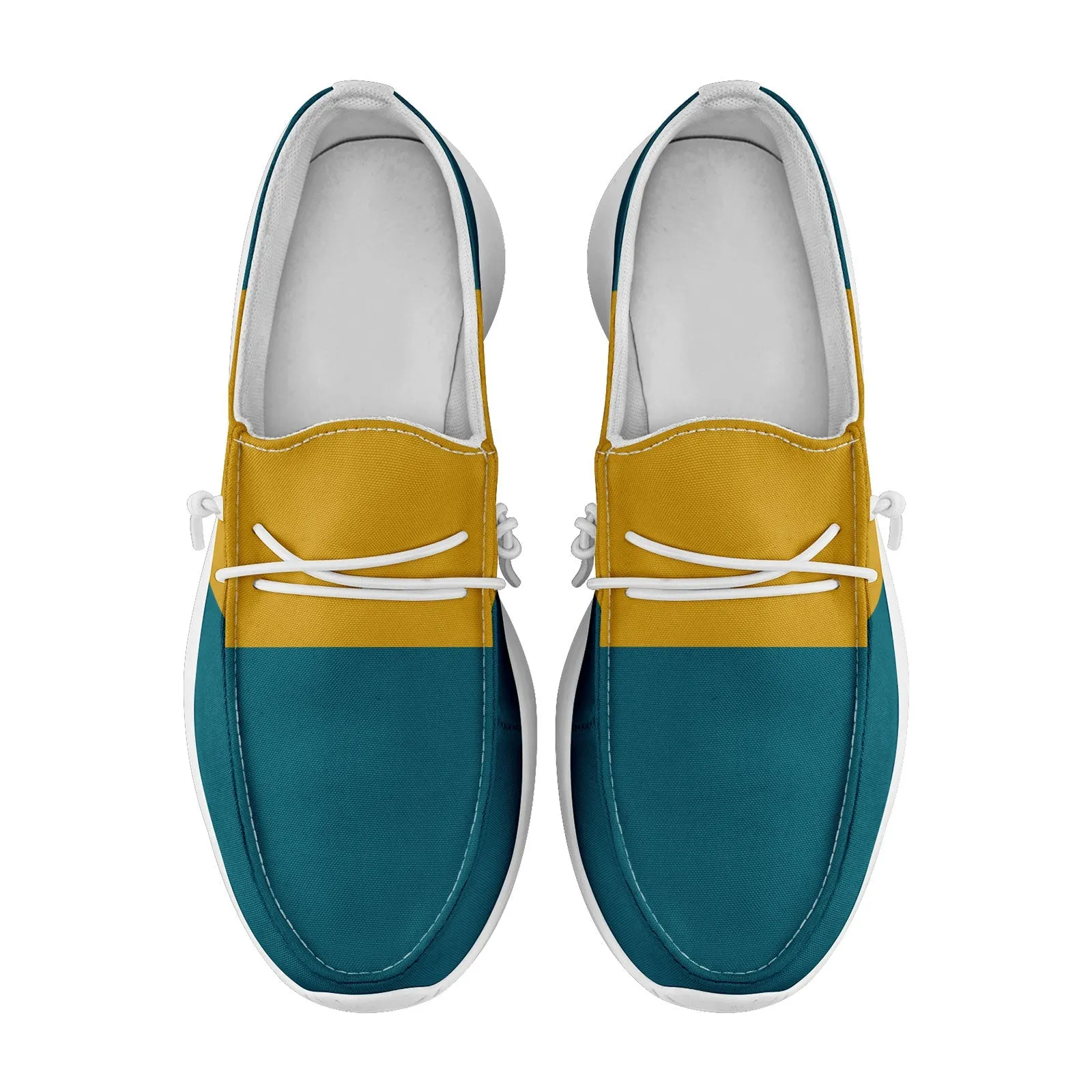 Custom Green Yellow Jacksonville Jacket and Sports Shoes Combo Offer Personalized Combo ZH-D020294-16